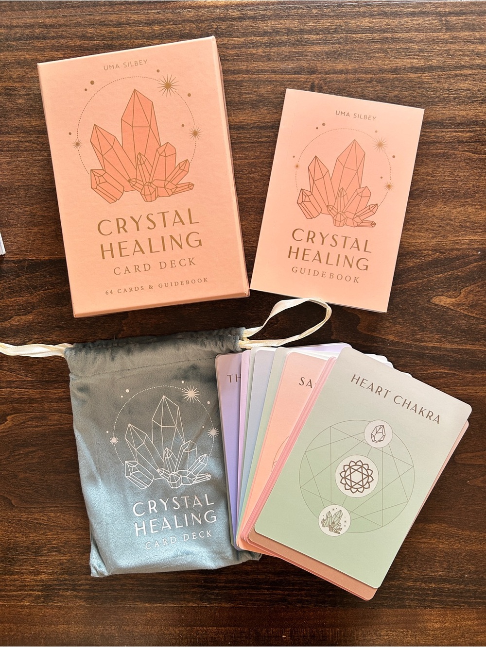Crystal Healing Card Deck & Guidebook - Picture 3 of 3